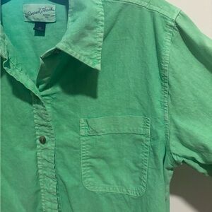Universal Thread Vibrant Green Collared Shirt
